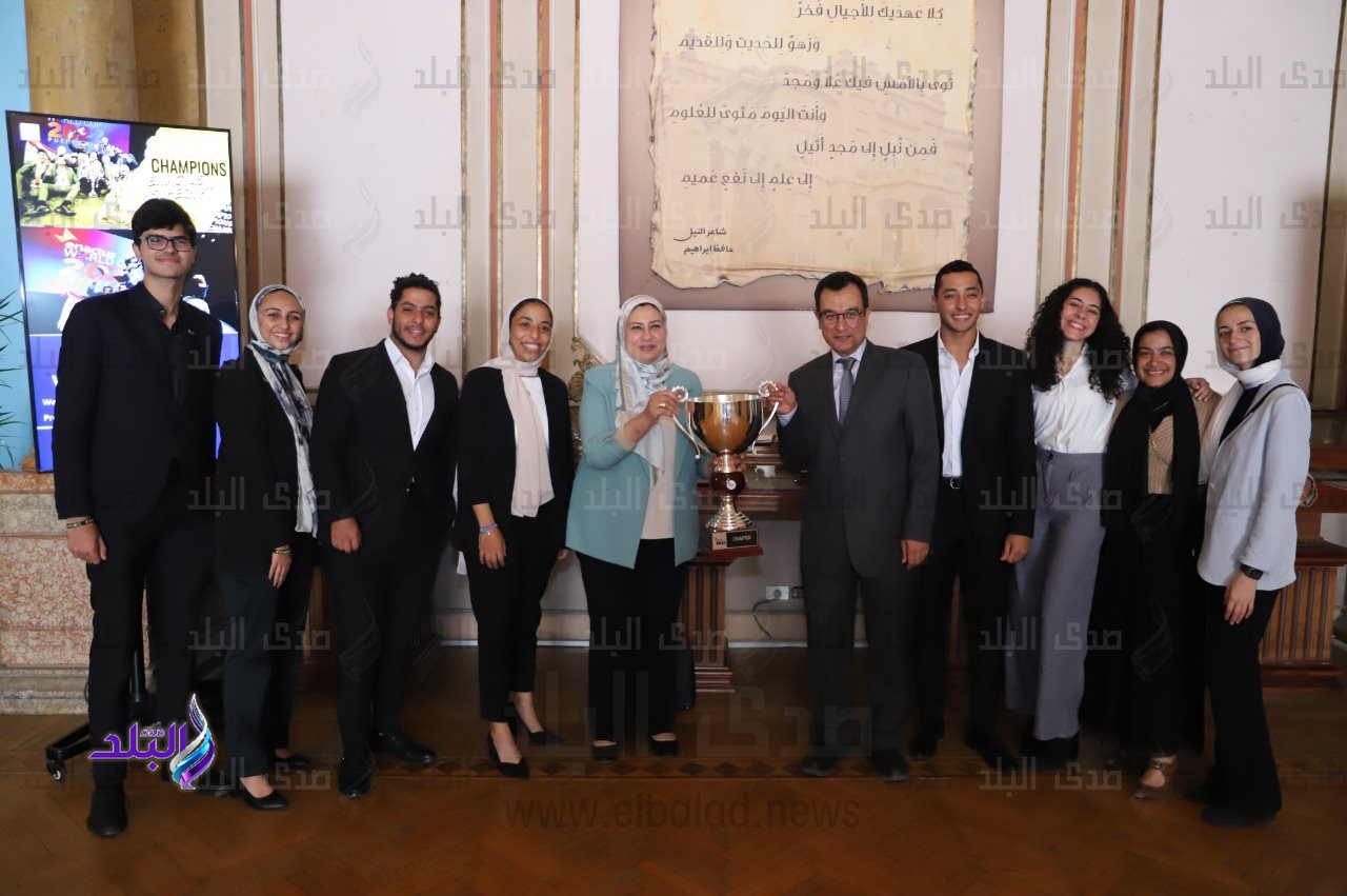 تكريم طلاب فريق Enactus جامعة عين شمس