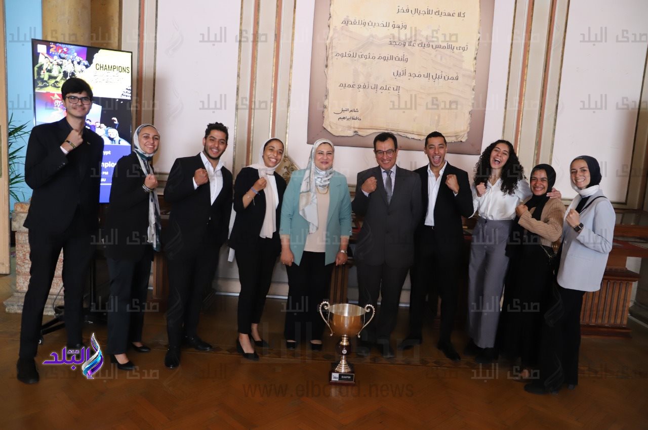 تكريم طلاب فريق Enactus جامعة عين شمس