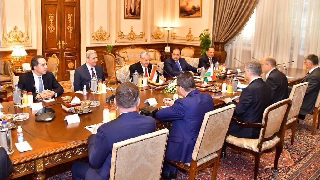 رئيس البرلمان يستقبل رئيس الجمعية الوطنية المجرية