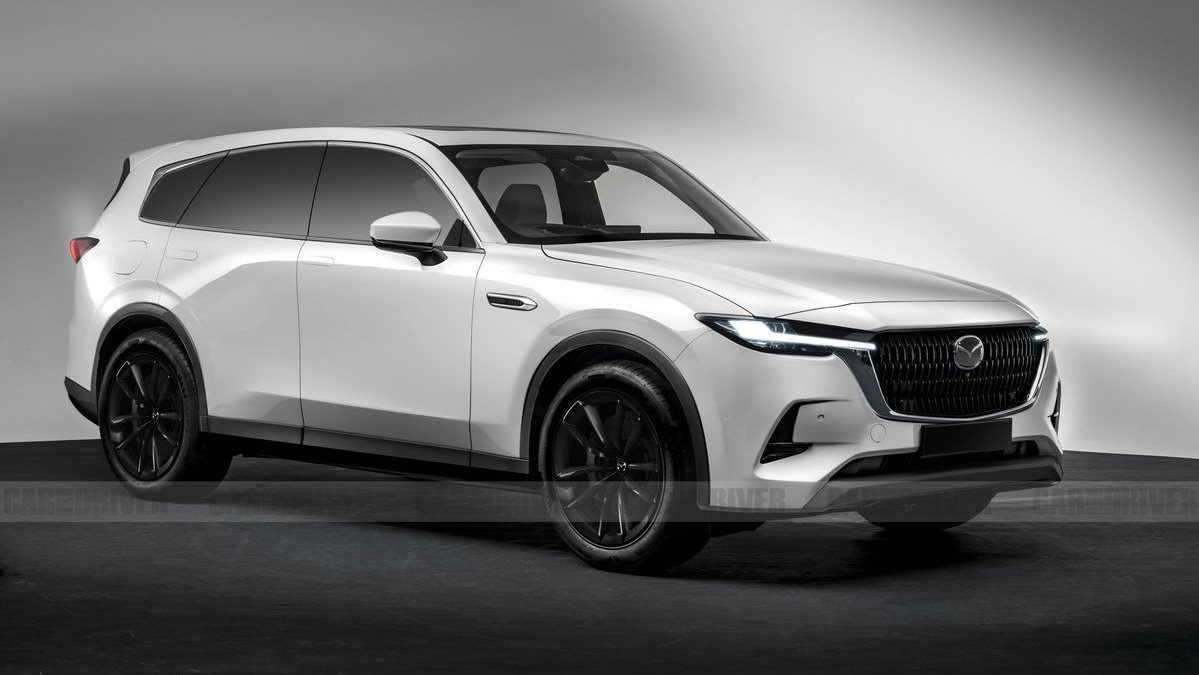 صوره تخيلية لسيارة مازدا CX-90 الـ SUV موديل 2024