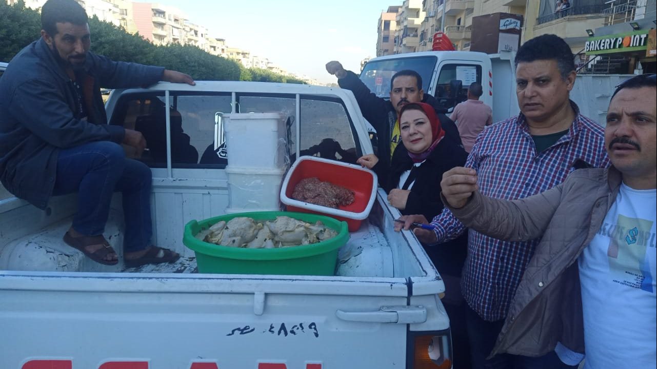 كميات اللحوم غير الصالحة 