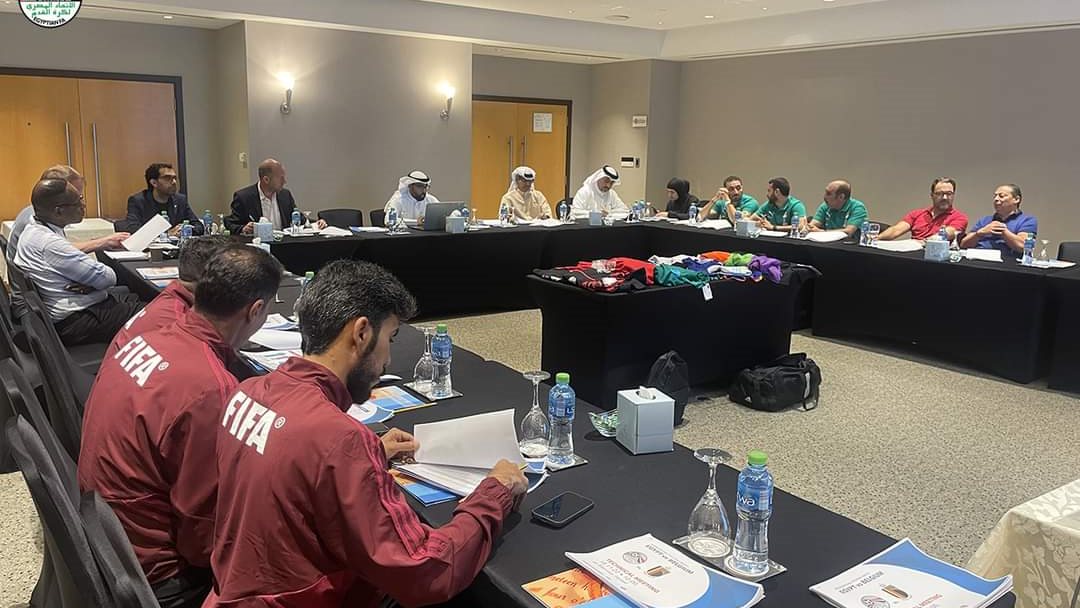 الإجتماع الفني لودية منتخب مصر و بلجيكا 