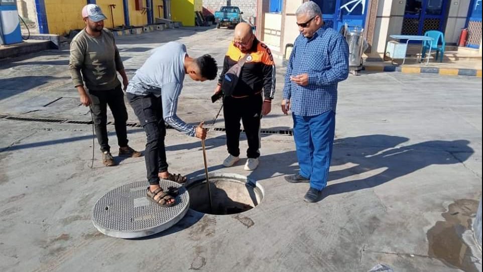 حملة تموينية علي محطات الوقود بالعريش