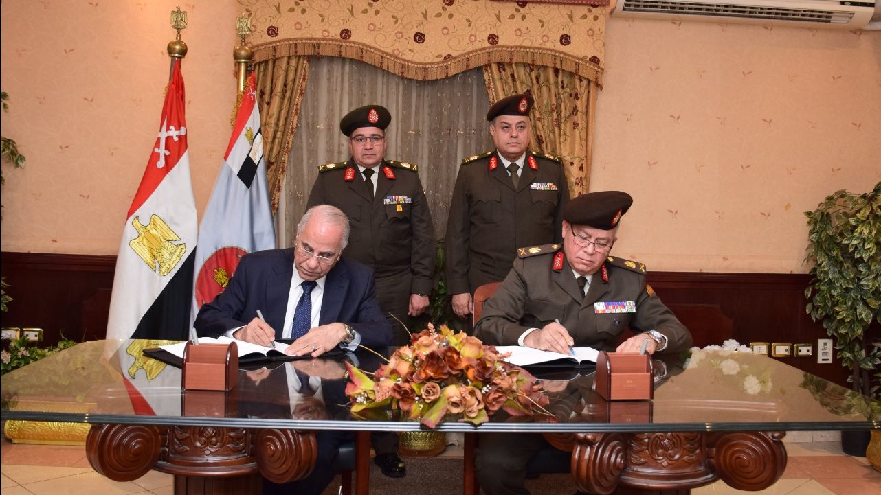 تعاون مشترك بين القوات المسلحة والنايل سات