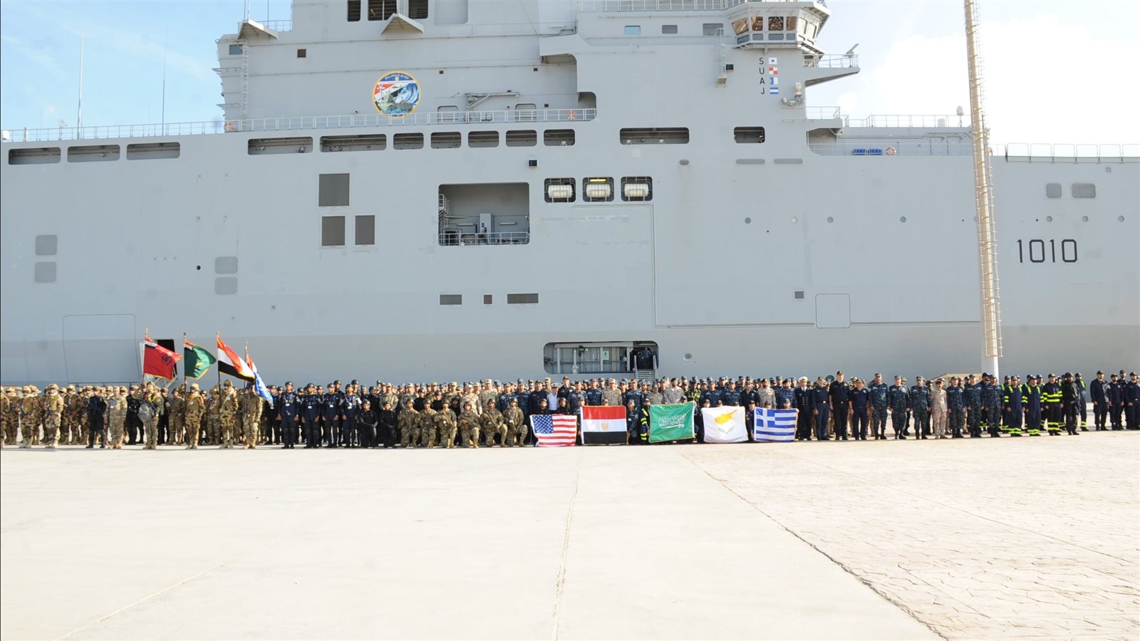 بدء فعاليات التدريب البحرى الجوى ميدوزا -12 بمصر