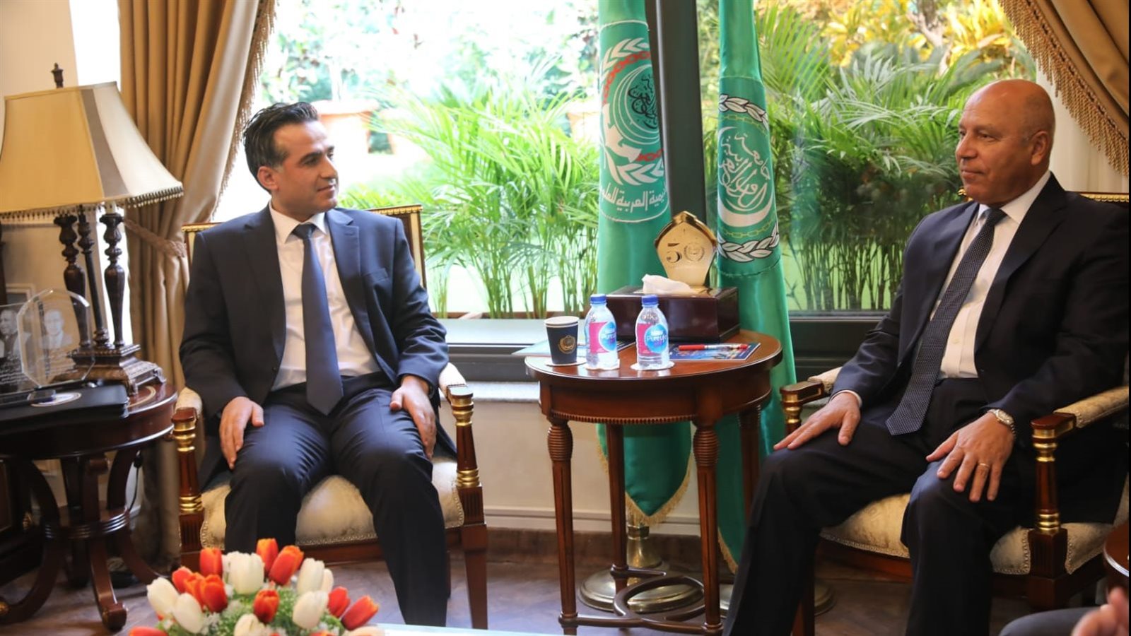 لقاء وزير النقل اليوم 