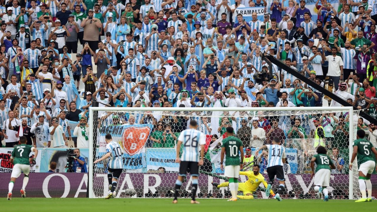 مباراة السعودية والأرجنتين فى كأس العالم