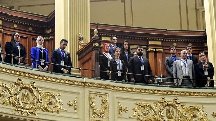 وفد طلابي لمجلس النواب 