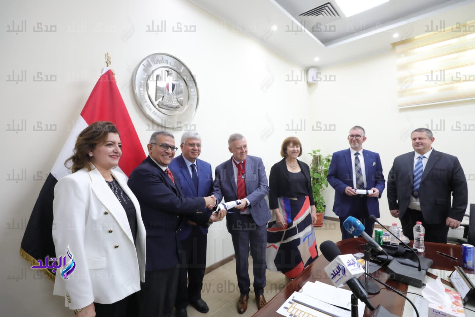 احتفالية قبول الاعتماد من الكلية الملكية للجراحين بأدنبرة لثلاث جامعات مصرية