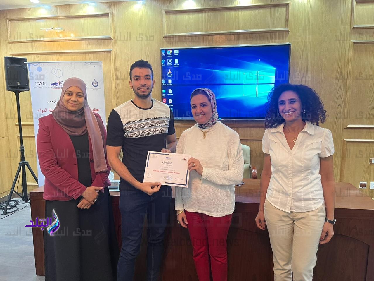 ورشة عمل حول حقوق الملكية الفكرية بالتعاون مع أكاديمية البحث العلمي