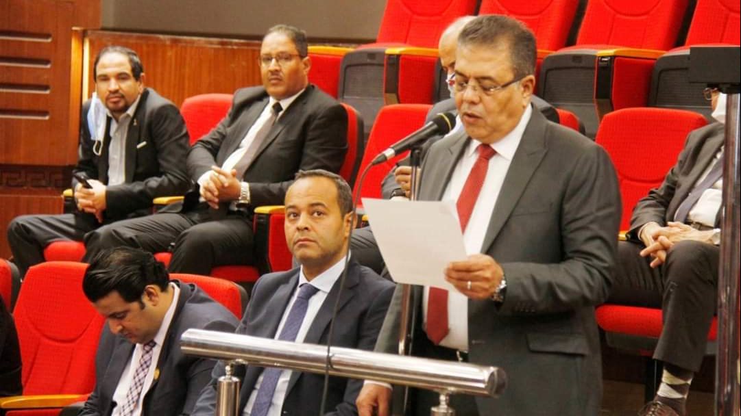 النائب محمود منصور عضو مجلس الشيوخ 