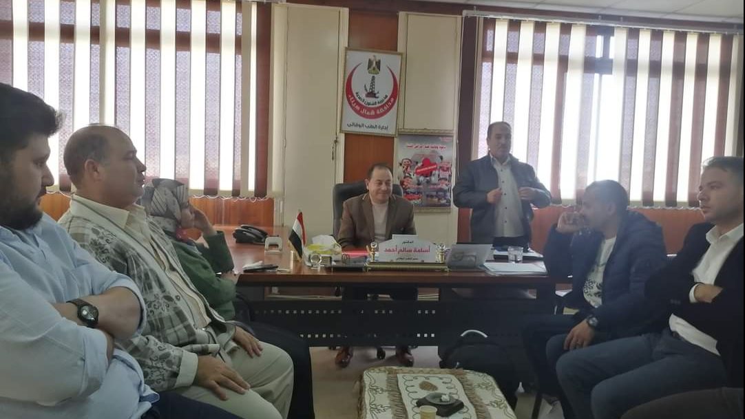 اجتماع تحضيري لتنفيذ الحملة القومية للتطعيم ضد مرض شلل الأطف