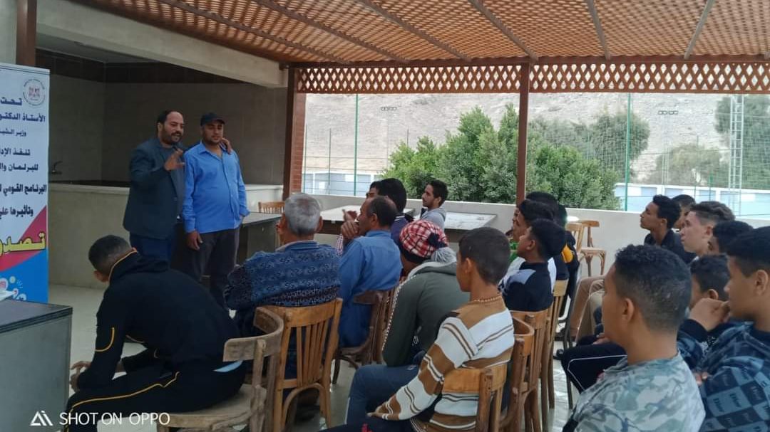 ندوة مواجهة الشائعات بمركز شباب البلايزة الجديدة 