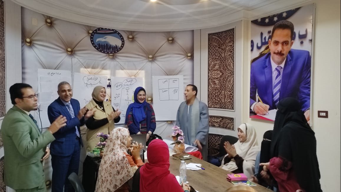 أمين حزب مستقبل وطن بمركز أطسا أثناء الدورة