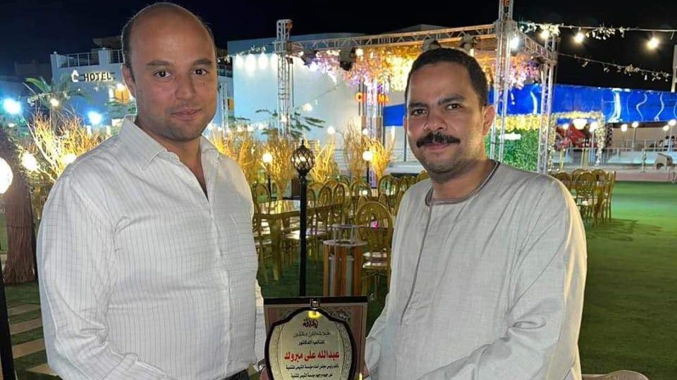 زعيم الاغلبية خلال تكريمه للنائب عبدالله مبروك 