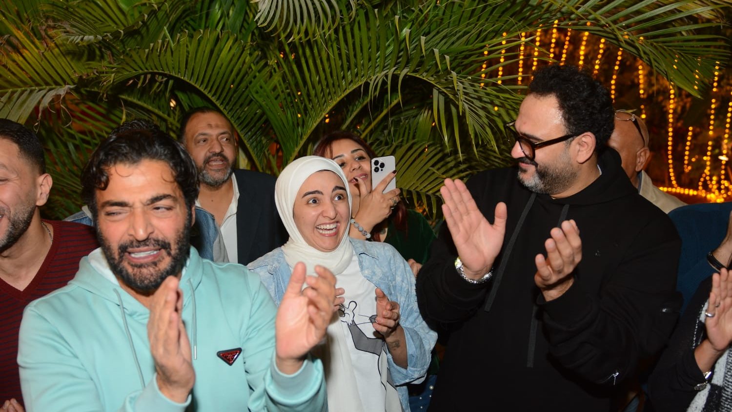 أكرم حسني مع حميد الشاعري