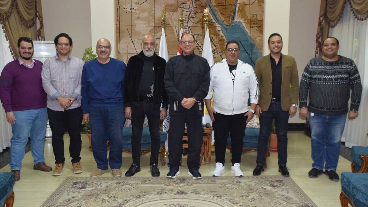 مدير معهد إعداد القادة يتستقبل رئيس جامعة حلوان 