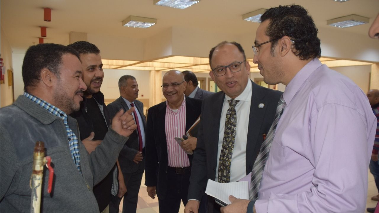 بدء أعمال الصيانة بدار الضيافة بجامعة حلوان تمهيدًا لافتتاحه