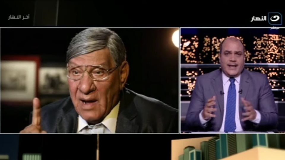 محمد الباز و مفيد فوزي 