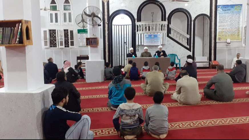 جانب من المبادرة بإحدى المساجد 