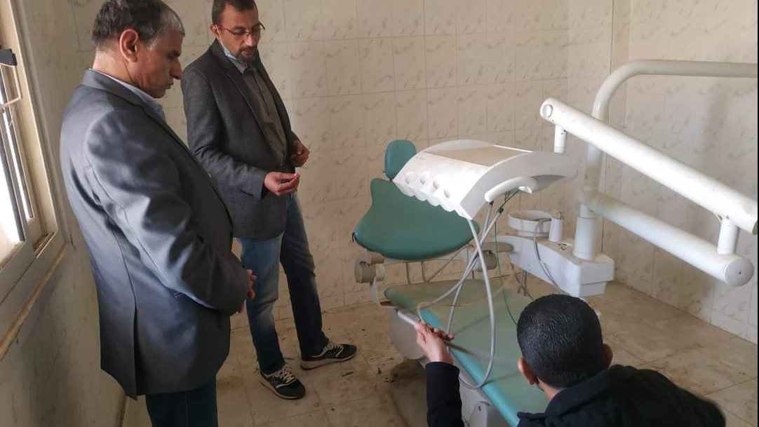 تفقد المعدات الطبية بالوحدة الصحية بقرية المنجم 