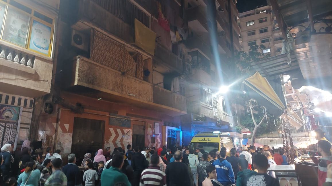 صور من حريق العصافرة 