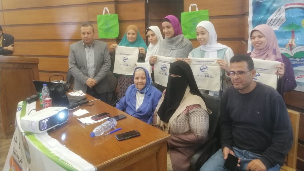 المجلس القومى للمرأة بشكشوك أثناء الندوة