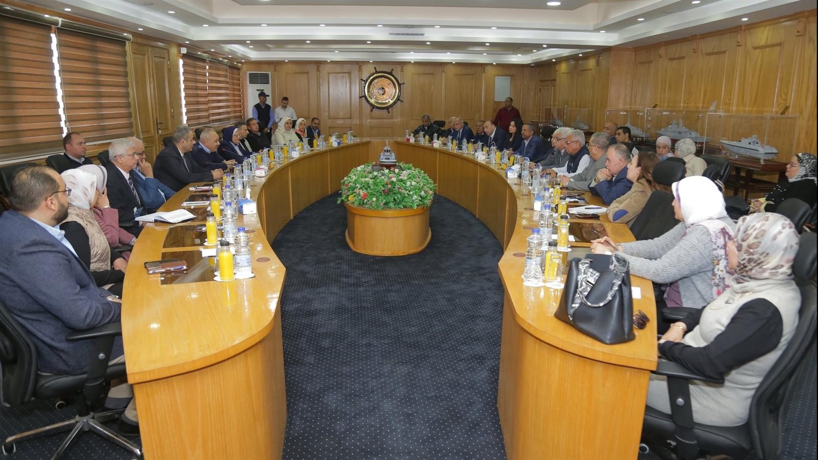 زيارة لوفد من غرفة الصناعات الهندسية لشركة ترسانة الإسكندرية