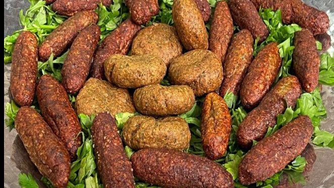 كفتة الارز بعد القلي