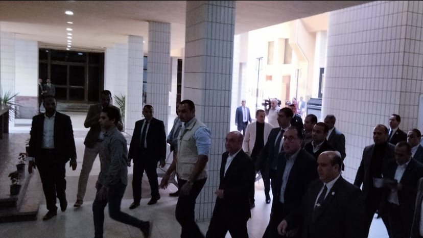 مصطفى مدبولي رئيس الوزراء مع وزير العدل