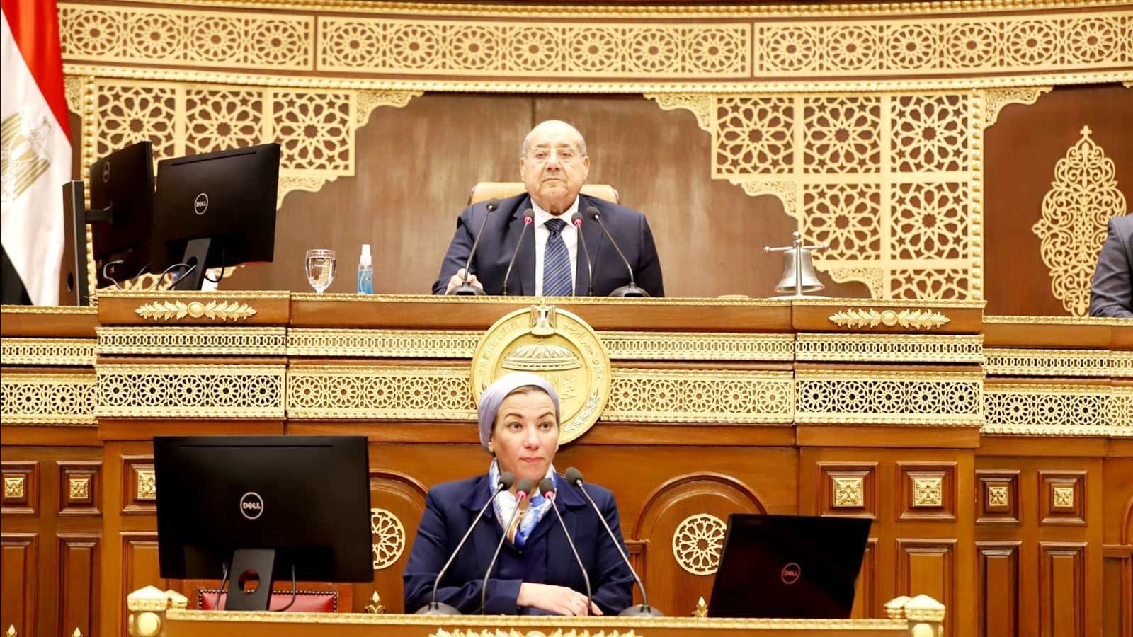 المستشار عبد الوهاب عبد الرازق ، رئيس مجلس الشيوخ