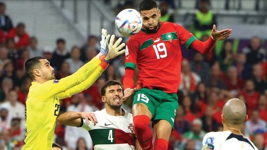 خلال الهدف التاريخي للمغرب ضد البرتغال