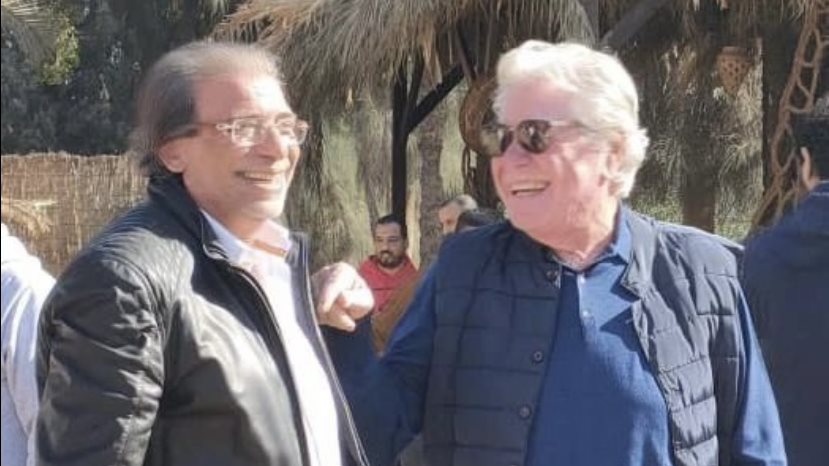 حسين فهمى وخالد يوسف حسين فهمى وخالد يوسف