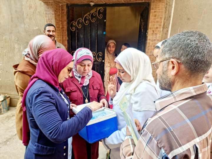 الحملة القومية للتطعيم ضد شلل الاطفال في المنوفية 