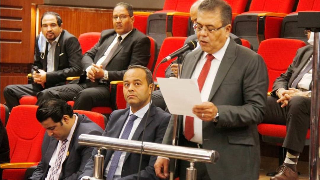 النائب محمود منصور  عضو مجلس الشيوخ