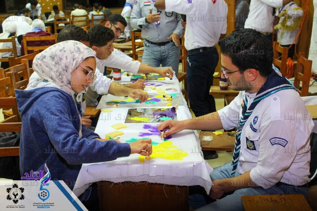 فاعليات المعسكر التدريبي لجوالى وجوالات جامعة عين شمس