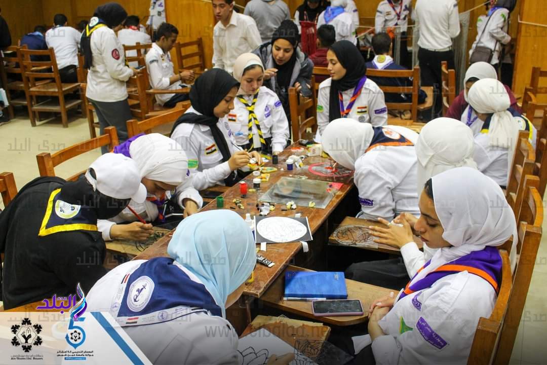 فاعليات المعسكر التدريبي لجوالى وجوالات جامعة عين شمس