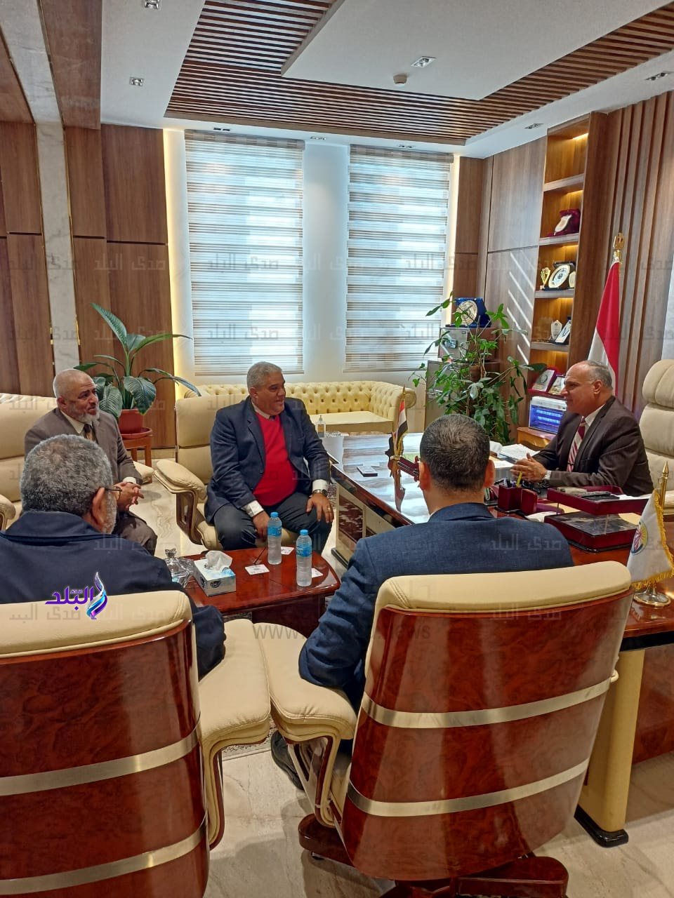 بحث سبل التعاون العلمي والعملي بين جامعة برج العرب التكنولوجيه وجامعة السادات