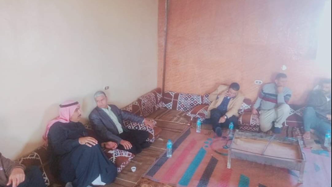 رئيس مدينة الحسنة يلتقي عدد من مواطني قرية الجفحاقة 