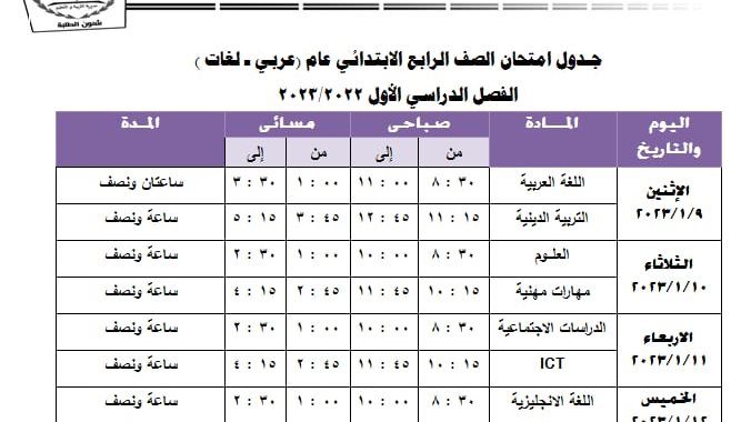 امتحانات