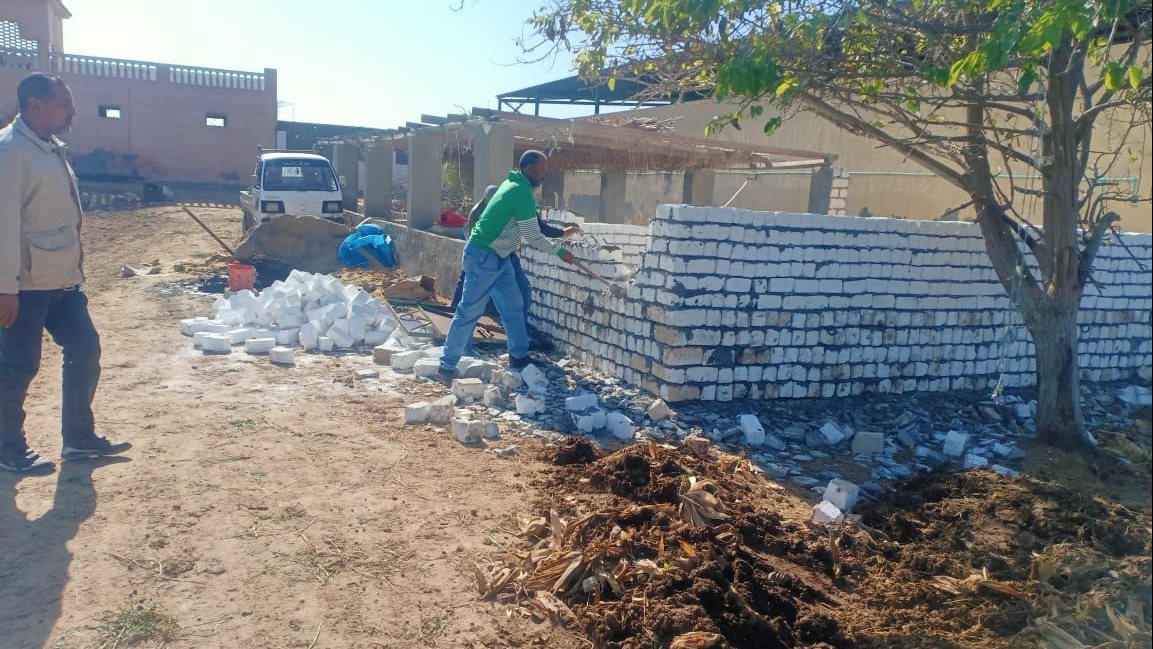 إيقاف أعمال البناء المخالف في الإسكندرية