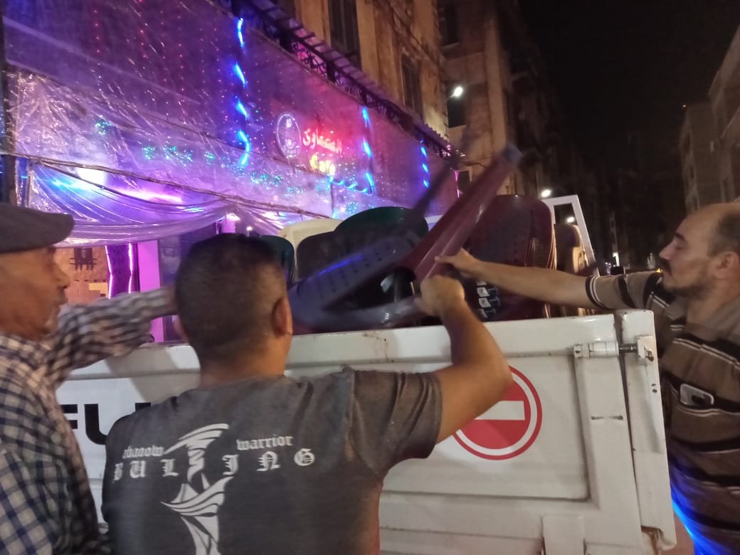 حملات مكبرة بأحياء الإسكندرية 