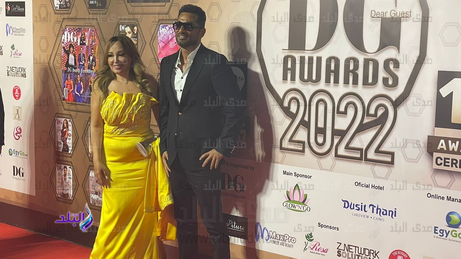 عمرو سعد وزوجته 