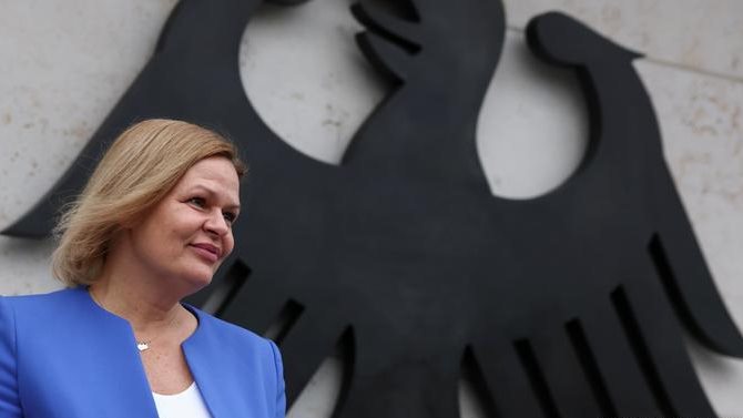 وزيرة الداخلية الألمانية نانسي فيسر