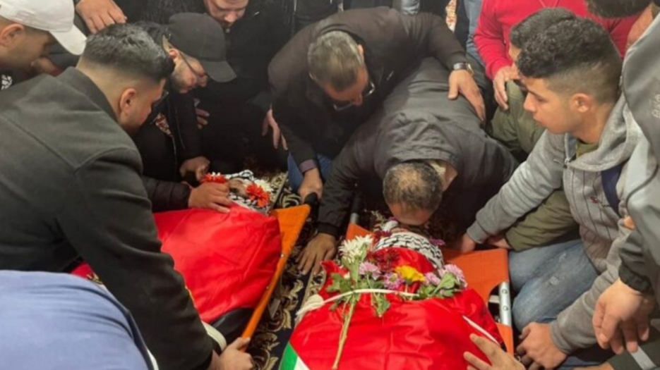 جنازة شابين فلسطينيين 