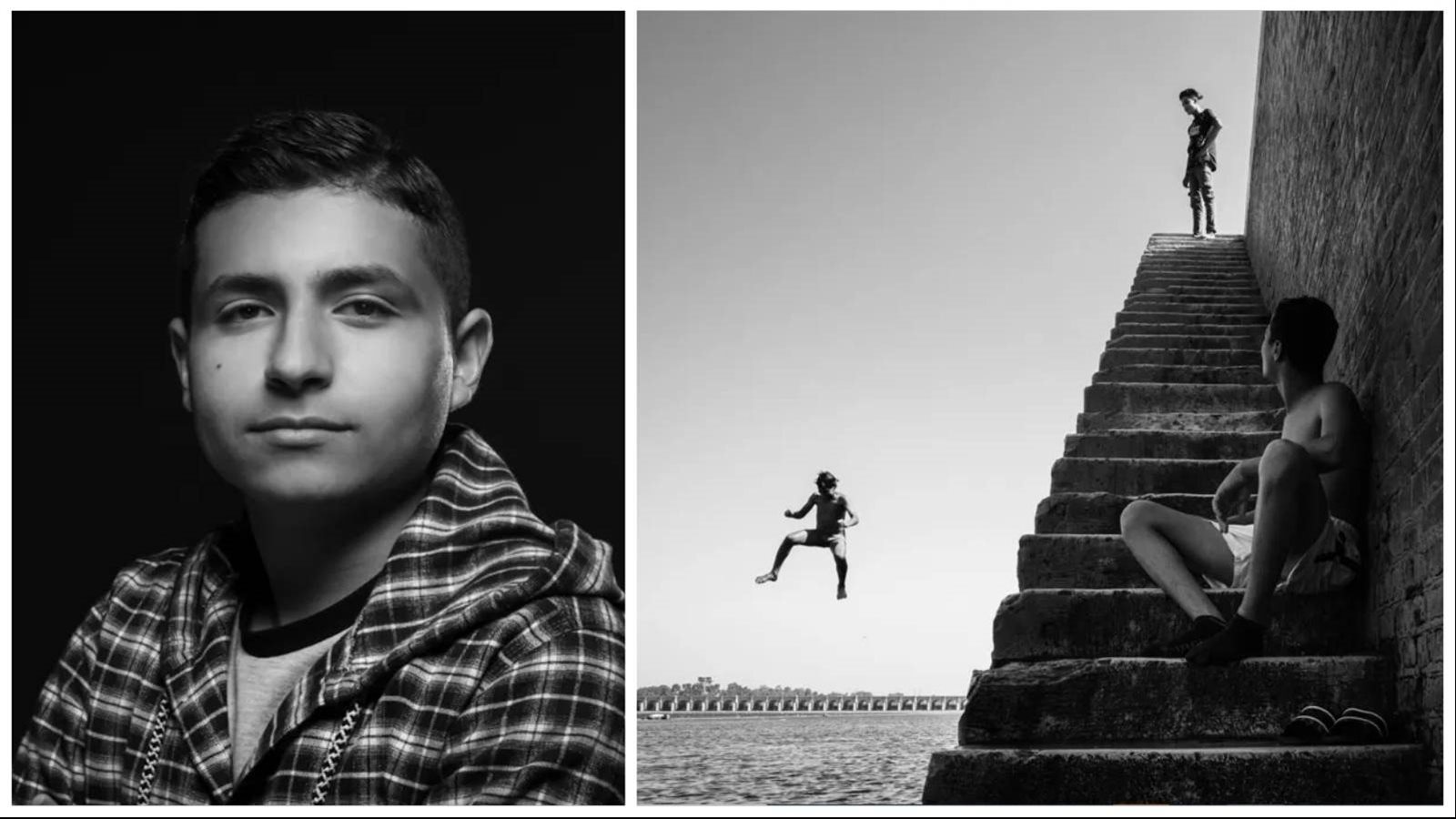 المصور يوسف ناصر وصورة من تصويره - بإذن منه