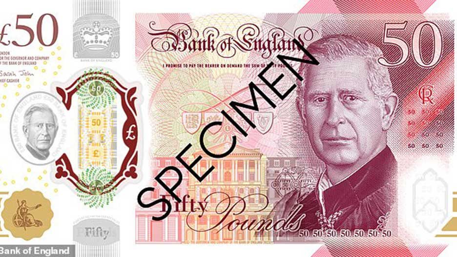 بريطانيا..  أول عملات ورقية بصورة الملك تشارلز الثالث