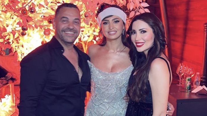 طارق العريان ونيكول سعفان ونسرين طافش