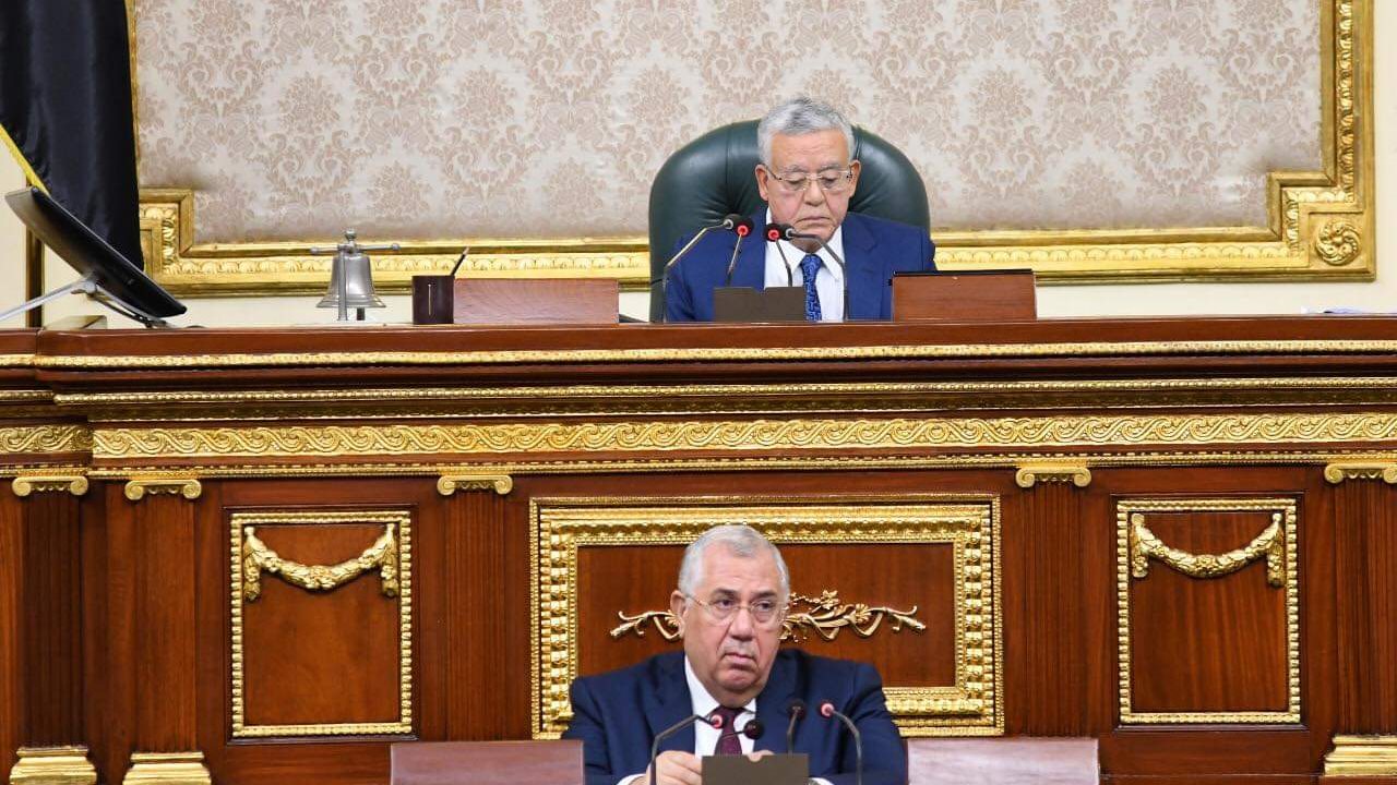 وزير الزراعة امام البرلمان اليوم 