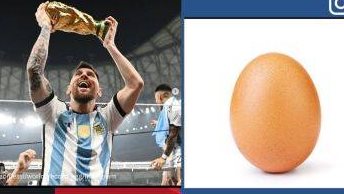 منشور كأس العالم لـ ميسي يتحدى البيضة.. 63 مليون إعجاب